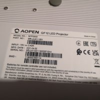 Продавам  проектор  AOPEN QF12, снимка 11 - Плейъри, домашно кино, прожектори - 44152053
