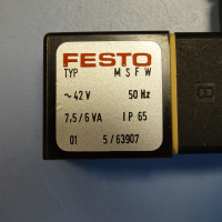 Бобина Festo MSFW-42-50 solenoid valve coil, снимка 3 - Резервни части за машини - 44601967
