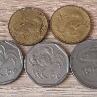 Лот 5 броя монети Малта  с254, снимка 1 - Нумизматика и бонистика - 39637893