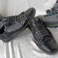 Limited Edition КАТО НОВИ LOUIS VUITTON® ORIGINAL LV TRAINER BLACK LEATHER SNEAKER 40 - 41, снимка 14 - Ежедневни обувки - 44572285