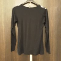 Тениска с дълъг ръкав памук с еластан, с Мерлин Монро в  USA вариант , изчистен гръб в черно., снимка 9 - Тениски - 37446674