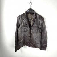 Melvin leather jacket M, снимка 2 - Якета - 38271614