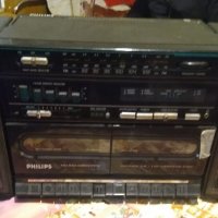 Оригинален двукасетъчен касетофон Philips, със свалящи се колони, снимка 2 - Радиокасетофони, транзистори - 35288901