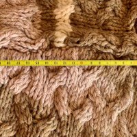 Ръчно плетен пуловер, естествена вълна, снимка 8 - Пуловери - 20115609
