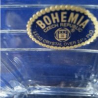Bohemia - Кристална купа/бомбониера, нова/неползвана с ориг. опаковка, снимка 5 - Вази - 31446731