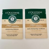 L’Occitane - шампоан и балсам за обем и здравина 2х 6 мл, снимка 1 - Продукти за коса - 42864355