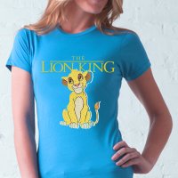 ХИТ! Дамски тениски с THE LION KING принт! Поръчай модел с твоя идея!, снимка 2 - Тениски - 29167489