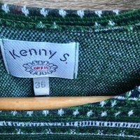 Зелена дамска блуза Kenny S. размер 36, снимка 3 - Блузи с дълъг ръкав и пуловери - 35179113
