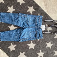 Дънки с тиранти за момче Okaidi, снимка 3 - Детски панталони и дънки - 40246888