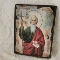 Икона на Свети Андрей Първозвани - НАЛИЧНА, снимка 4 - Икони - 38820571