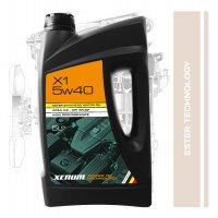 Синтетично естерно хибридно моторно масло XENUM X1 5W40, снимка 2 - Аксесоари и консумативи - 27185733