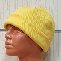 Нова зимна шапка неоново жълт цвят, снимка 1 - Шапки - 32035390
