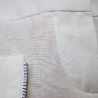Къси панталонки John Richmond лен памук бяло, снимка 5 - Къси панталони и бермуди - 34442194