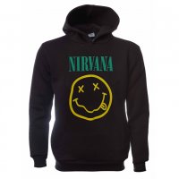 Нов мъжки суичър с трансферен печат на музикалната група Nirvana (Нирвана), снимка 10 - Суичъри - 31757713