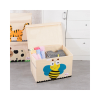 3890  Сгъваема кутия за съхранение на детски играчки с капак, снимка 13 - Други - 44615376