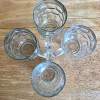 английски 4 стъклени халби за бира, снимка 4 - Чаши - 44569886