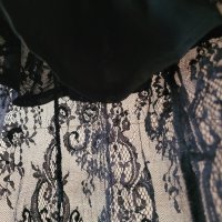 Черна рокля с дантела H&M , снимка 5 - Рокли - 44247087