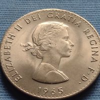 Монета 1965г. Кралица Елизабет втора , ЧЪРЧИЛ за КОЛЕКЦИЯ 36588, снимка 3 - Нумизматика и бонистика - 42711327