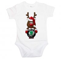 Бебешко боди Skoda Christmas Reindeer, снимка 2 - Бодита за бебе - 33765457