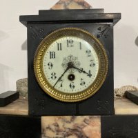 Стар френски каминен часовник , снимка 3 - Антикварни и старинни предмети - 42827275