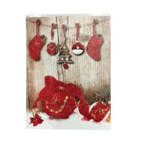 4245 Музикална коледна картичка с червен плик Merry Christmas, снимка 4 - Коледни подаръци - 42825967