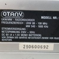 Радиокасетофон Otany MT-666, снимка 6 - Радиокасетофони, транзистори - 30103630