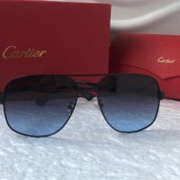 Cartier 2022 мъжки слънчеви очила с кожа 3 в 1, снимка 8 - Слънчеви и диоптрични очила - 38199786