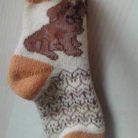 Дебели къси чорапи от Вълна и Алпака, снимка 2 - Дамски чорапи - 35258020