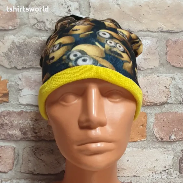 Нова детска зимна шапка с Миньони, снимка 1