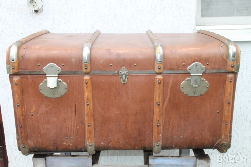Стар куфар /1900-1930-та година/, снимка 1