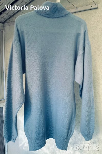 Небесносин пуловер/блуза Италия, снимка 1