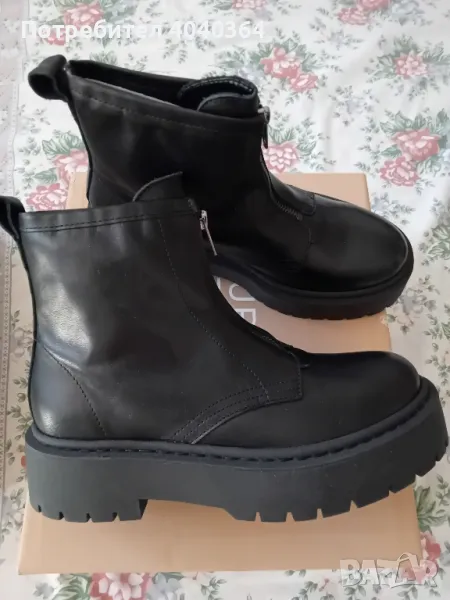 N39 нови боти кубинки естествена кожа , снимка 1