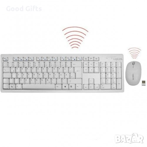 Безжична клавиатура и мишка LogiLink, снимка 1