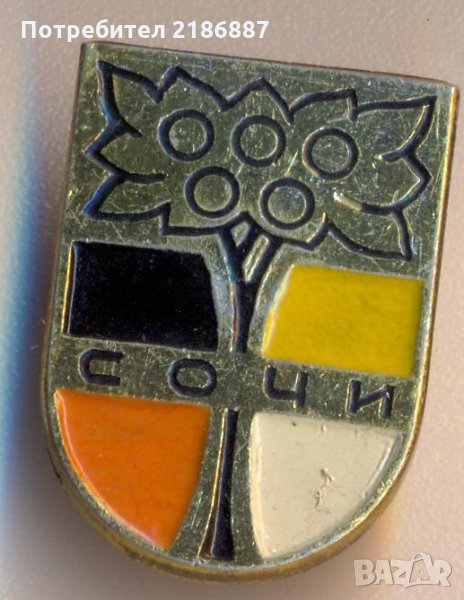 Значка СССР Сочи, снимка 1