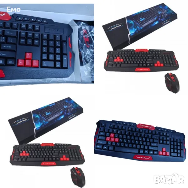 Гейминг без граници - Безжична клавиатура и мишка за победители - Гаранция: 12 месеца., снимка 1