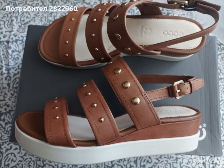 ECCO N35,36 нови сандали естествена кожа , снимка 1