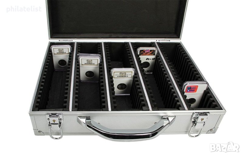 SAFE - Алуминиев куфар за 100 сертифицирани монети, снимка 1