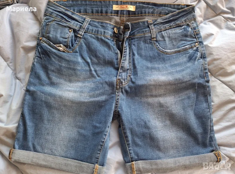 Дамски дънкови къси панталони, снимка 1
