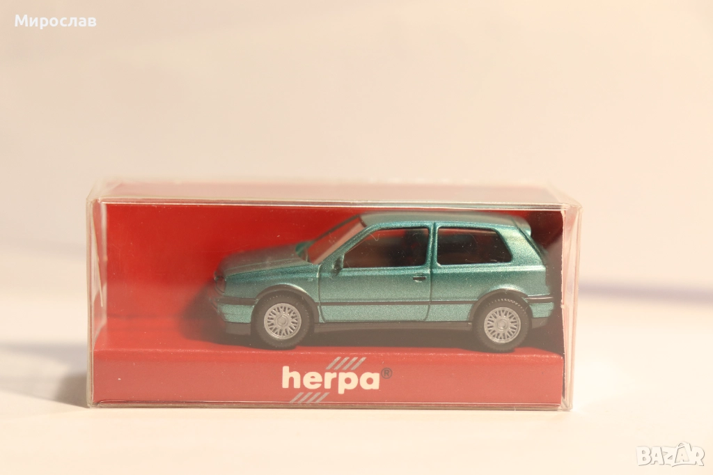 HERPA H0 1/87 VW GOLF 3 МОДЕЛ КОЛИЧКА ИГРАЧКА, снимка 1