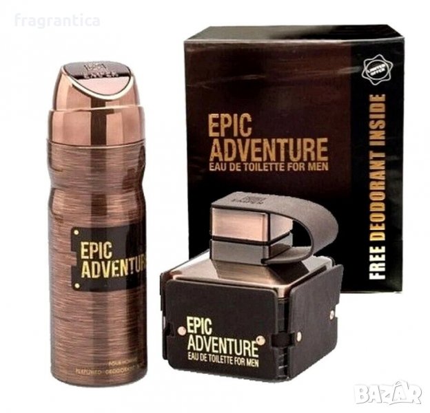 Epic Adventure Emper EDT 100ml+FREE DEO тоалетна вода за мъже +дезодорант за мъже, снимка 1