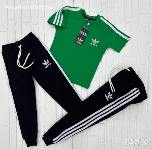 Скл3 Памучен екип от 2 части за момче Adidas, снимка 1