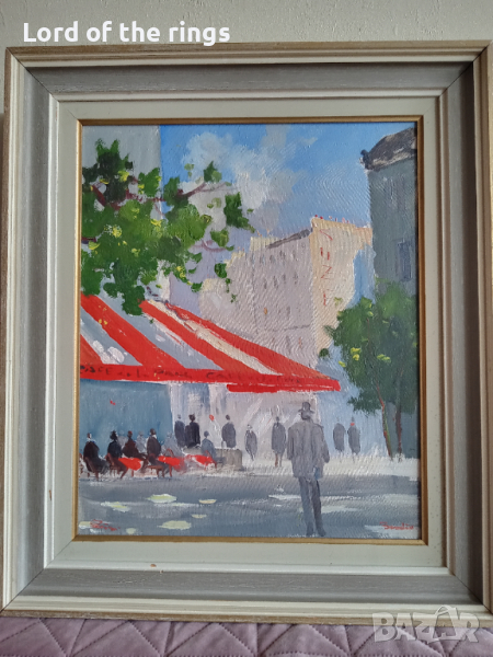 Красива авторска картина. Дания.Масло с подпис.  , снимка 1