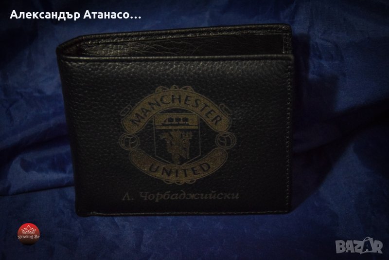 Персонализирано мъжко портмоне от естествена италианска кожа, снимка 1