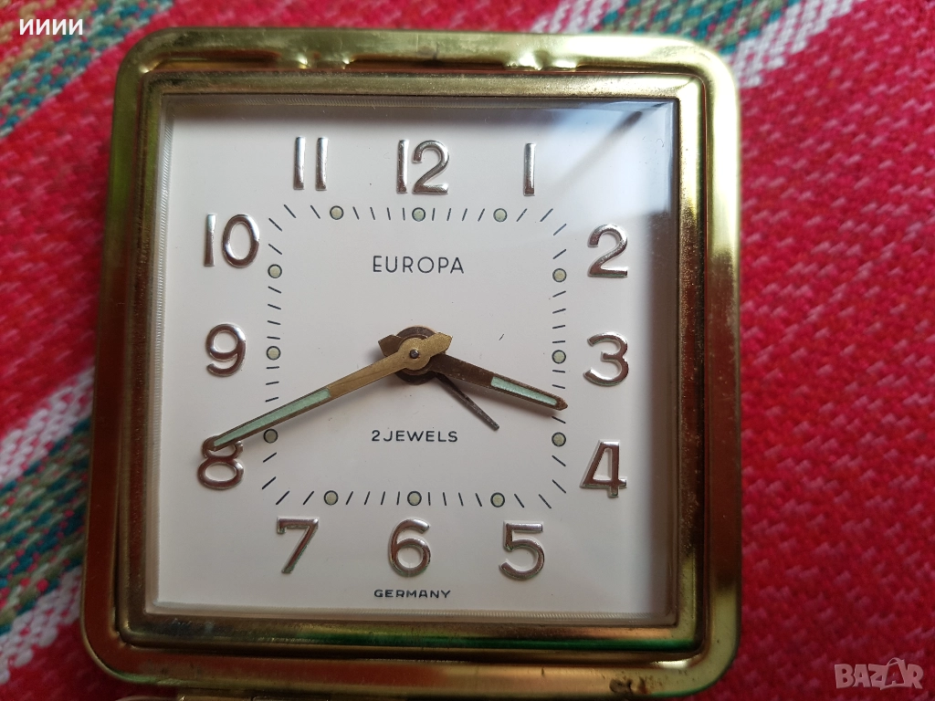 Джобен часовник будилник EUROPA, снимка 1