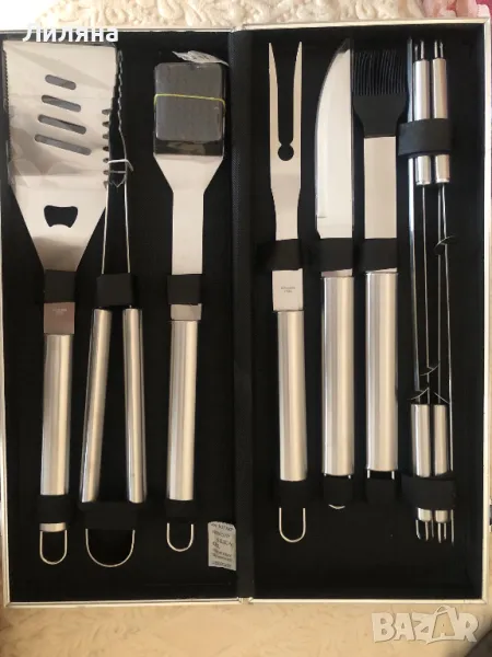 нов комплект за барбекю 10 части, снимка 1