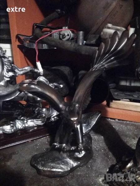 Статуетка Статуи на коне, орел  статуики полирезин ФИГАРО figaro, снимка 1