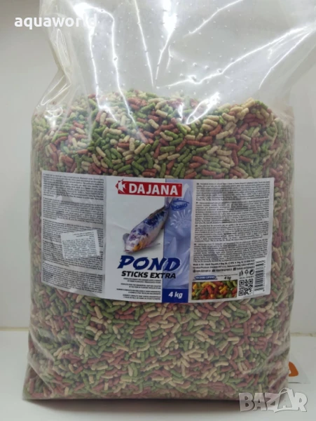 "ПРОМОЦИЯ" Dajana Pet Pond KOI Sticks Extra - 4кг, снимка 1