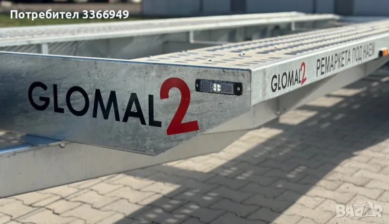 Двойни автоплатформи / 8.50м Х 2.10м / 2720кг полезен товар, снимка 1