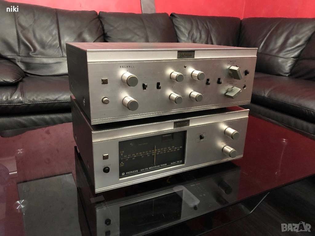 Pioneer лампови тунер и усилвател, снимка 1