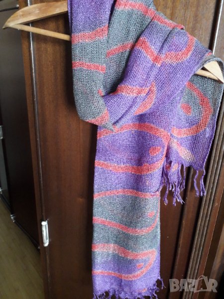 Дамски шал с ресни, снимка 1